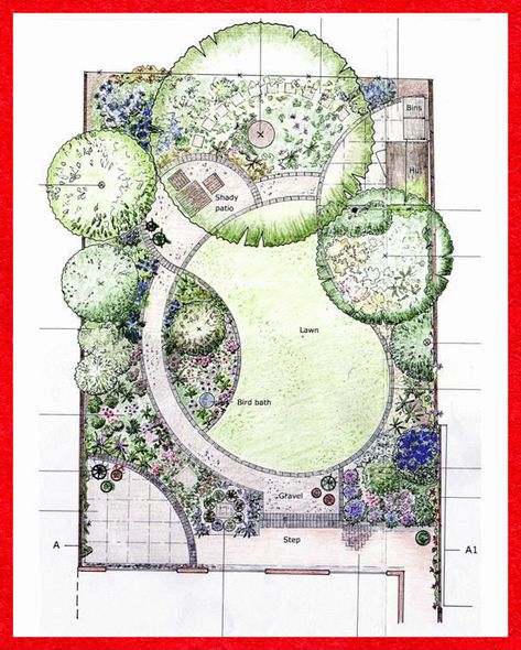 Garden Site, Garden Design Layout, Flower Garden Design, Garden Design Plans, Landscape Design Plans, Landscape Plan, Have Inspiration, Landscape Plans, Garden Landscape Design