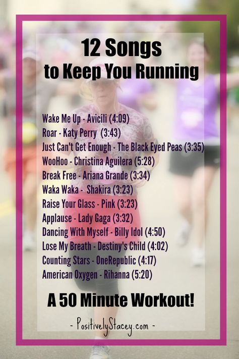 12 Songs to Keep You Running - Perfect for a 50 minute workout! Positive Songs, Running Playlist, Running Music, Running Songs, Workout Songs, Song Suggestions, Trening Fitness, Makanan Diet, Workout Playlist