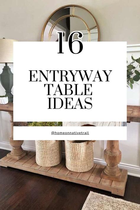 Entryway Table Ideas Entryway Table With Arch Mirror, Decorate Entry Table Entryway, Entry Lamps Entryway, Books On Foyer Table, Mirrored Entryway Table, Console Table Leaning Mirror, Enter Way Ideas Front Entry, Entry Table And Mirror Ideas, Baskets For Entryway Table