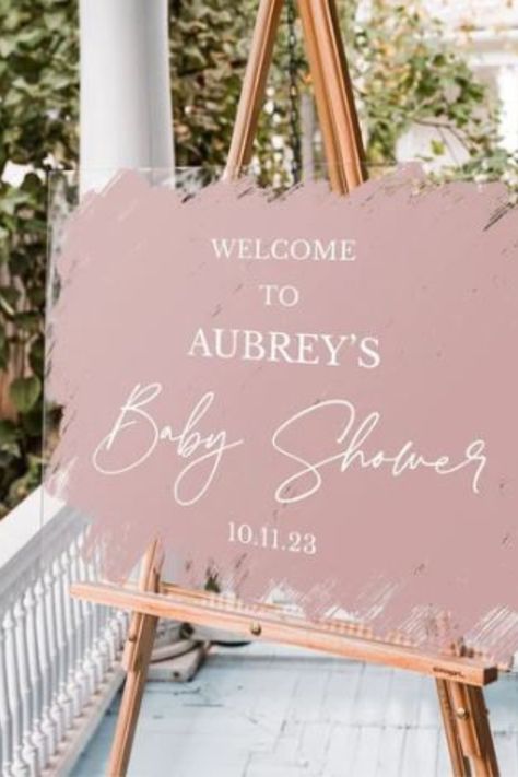 Baby Shower Cricut Welcome Sign, Baby Shower Sign Foil, Acrylic Baby Shower Sign, Welcome Sign Acrylic, Gold Baby Shower Decorations, Sprinkle Baby Shower, Gender Reveal Decorations, Baby Shower Sign, Bloom Baby