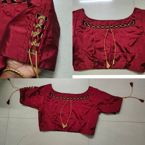 Blouse Designs Bot Nek, Bot Nack Blouse, Plain Blouse Designs Simple, Hands Models, Plain Blouse Designs, Blouse Maggam Work, Netted Blouse Designs, Neck Lines, Blouse Designs High Neck