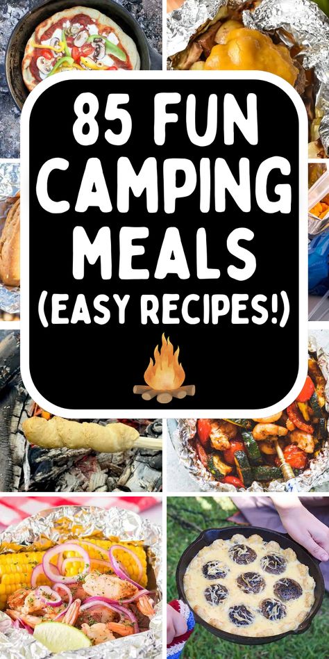 make ahead camping food Easy Keto Camping Meals, Summer Camping Meals, Camper Meals, Camping Dinner Ideas, Easy Camping Dinners, Campfire Cooking Recipes, Make Ahead Recipes, Vegetarian Camping, Campfire Dinners