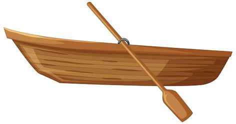 Wooden boat with paddle on white backgro... | Free Vector #Freepik #freevector #wooden-boat #clip-art #cartoon-svg #boat Hand Gesture Drawing, Avocado Cartoon, Boat Cartoon, Flower Crafts Kids, Boat Vector, Boat Illustration, Boat Stickers, Boat Drawing, Cupid And Psyche