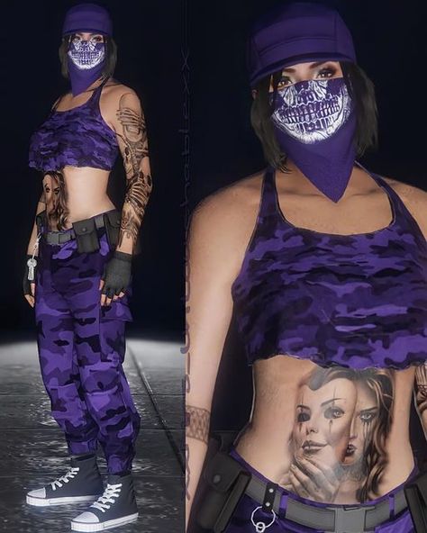 Purple Gta Outfits, Pink Gta Outfits Female, Gta 5 Online Outfits Female No Glitch, Hot Gta Female Outfits, Gtav Outfits Female, Gta 5 Outfits Female Non Glitched, Pink Gta Outfits, Gta Online Female Outfits, Gta 5 Matching Outfits