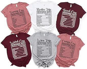 Girls Weekend Shirts, Group Shirts, Party Funny, Girls Weekend, Kids Luggage, Matching Shirts, Girls Trip, Nutrition Facts, Party Outfit