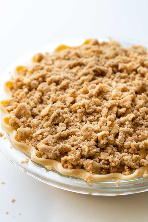 Pie, Apple Pie Crumble Topping, Dutch Apple Pie Topping, Pie Crumble Topping, Homemade Dutch Apple Pie, Apple Crumble Pie Recipe, Apple Crumble Topping, Caramel Crumble, Apple Crisp Pie