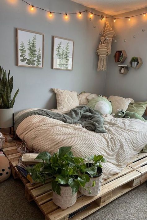 Dream Bedroom Inspiration, Tranquil Bedroom, Boho Elements, Cozy Boho, Dekorasi Kamar Tidur, Relaxing Bedroom, Redecorate Bedroom, Boho Room, Room Makeover Bedroom