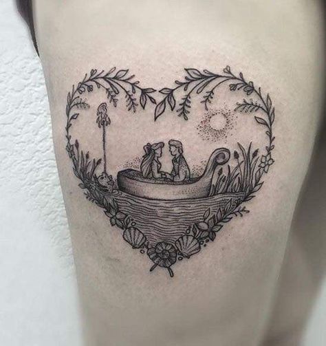 Disney Tattoo Ideas, Little Mermaid Tattoo, Tattoo Ideas Inspiration, Shape Tattoo, Harry Potter Tattoos, Inspiration Tattoos, Disney Tattoo, Mermaid Tattoo, Detailed Tattoo