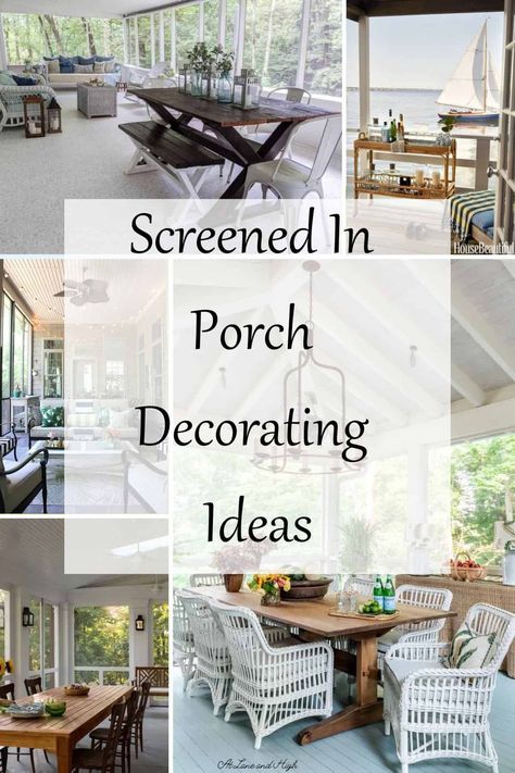 Small Screened Porch, Lanai Decorating, Outdoor Screen Room, Closed In Porch, Rustic Outdoor Spaces, Screened In Porch Furniture, Ideas For Furniture, Screened In Porch Decorating Ideas, Screened Porch Decorating