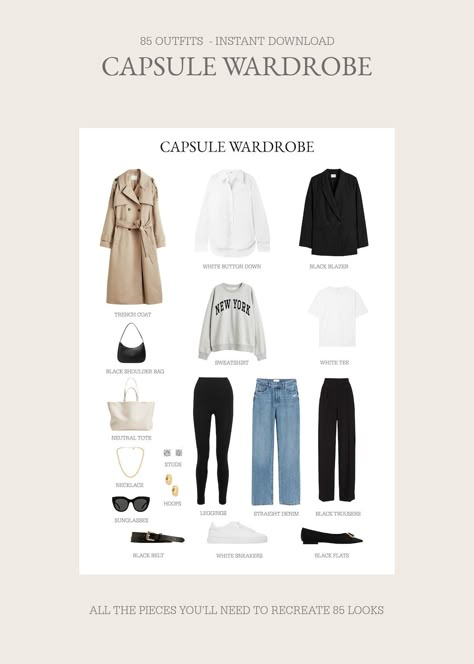 The ultimate capsule wardrobe for winter to spring style. This capsule wardrobe will work great for anyone trying to get the most out of their closet. There are 85 outfits that can be created. There are so many ways to use this capsule wardrobe. You can use within your notes app or you can use with Fall Minimalist Outfit 2023, Call Capsule Wardrobe 2023, Minimalist Fashion Summer 2023, Capsule Wardrobe Ideas Inspiration, Chic Capsule Wardrobe 2023, Simple Wardrobe Minimalist, Wardrobe Basics 20s, Classic Capsule Wardrobe 2023, Minimalistic Wardrobe Women