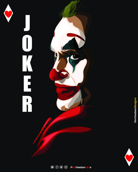 Joker Illustration Art, Harley Quinn Painting, Shepard Fairey Art, Joker Animated, Joker Illustration, Joker Logo, Joker Cartoon, Joker Painting, The Joker Illustration