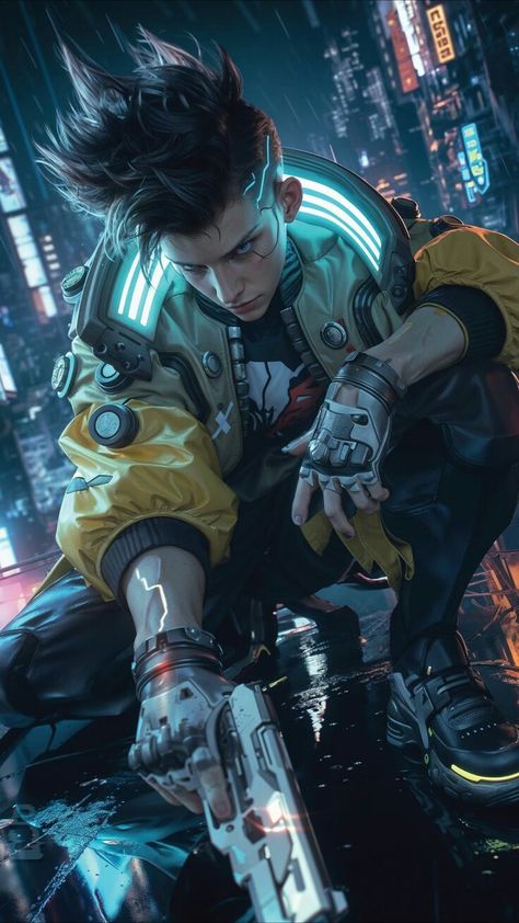 Cyberpunk Boy, Cyberpunk Photoshoot, Cyberpunk Men, Cyberpunk Tech, Cyberpunk Outfit, Animes Emo, Cyberpunk Rpg, Cyborgs Art, Cyberpunk Clothes