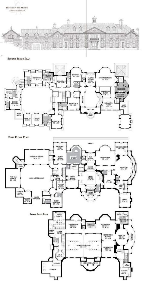 The Stone Mansion Estate in Alpine NJ. blueprint  #Alpine #blueprint #estate # #Decoration #homedecor #homedesign #homeideas Blueprint Mansion, Mansion Bedrooms, Expensive Mansions, Estate Mansion, Mansion Estate, Mansion Plans, Castle Floor Plan, Luxury Floor Plans, Stone Mansion