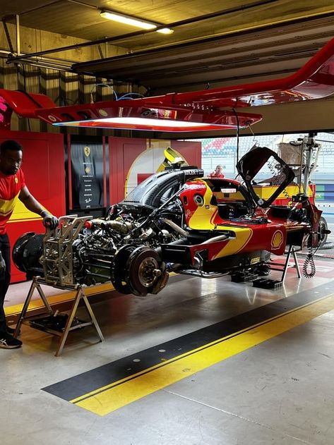 World Endurance Championship, F1 Garage, Motorsport Engineering, Hypercar Concept, Ferrari 499p, F1 Motor, Man Garage, 24h Le Mans, Automobile Engineering