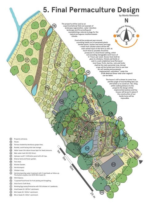 Geoff Lawton, Food Forest Garden, Garden Plan, Permaculture Design, Permaculture Gardening, Landscape Plan, Outdoor Classroom, Food Forest, Farm Design