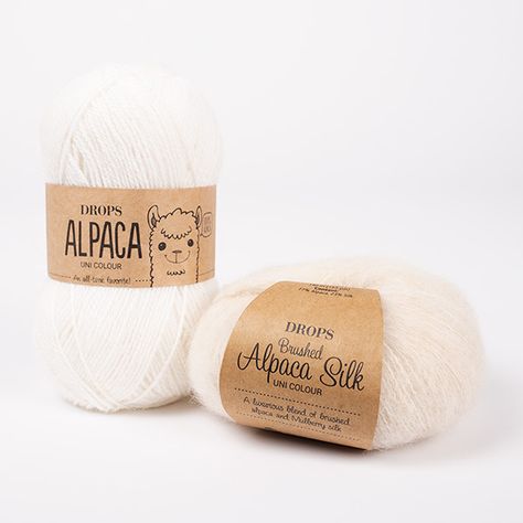 Drops Alpaca Patterns, Alpaca Chunky Knit Pattern, How To Process Alpaca Fiber, Hand-knitted Alpaca Crochet Hat One Size, Drops Patterns, Pink Sand, Silk Yarn, Pattern Library, Drops Design