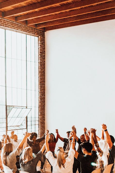 Group Of People Aesthetic, 3 Hands Holding, Group Holding Hands, Youth Group Aesthetic, Christian Church Aesthetic, People Worshipping, Support Aesthetic, Worship Photography, Community Aesthetic