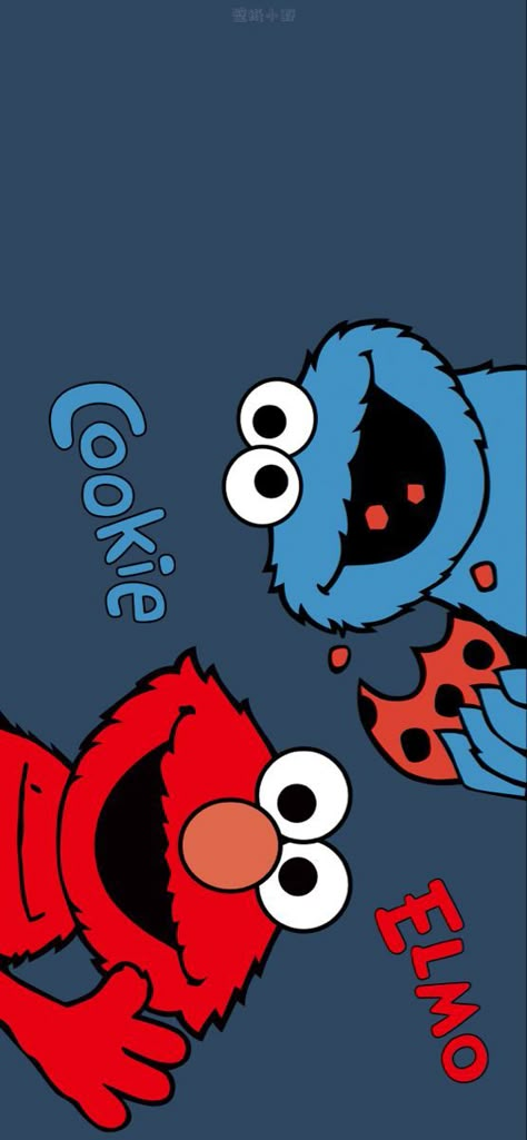 Sesame Street Aesthetic Wallpaper, Elmo Cute Wallpaper, Elmo And Cookie Monster Wallpaper, Cookie Monster Wallpaper Iphone, Sesame Street Wallpaper, Elmo Cute, Wallpaper Kaws, Cookie Monster Wallpaper, Elmo Wallpaper