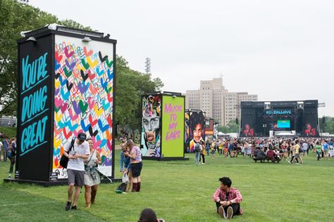 Dsc2769 Festival Installation, Festival Ticket, Governors Ball, New York Theme, Poster Sport, David Carson, Gov Ball, Music Festival Poster, Music Fest