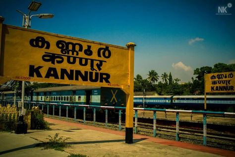 Kannur Station Kannur Photography, Rail Station, Indian Railway Station, Kerala Railway Station Photography, Bike Rides Photography, Kannur Railway Station, Nagpur Railway Station, Indian Railway Train, Indian Railways