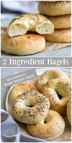 Yogurt Flour Bagels, Self Rising Flour Greek Yogurt Recipes, What To Make With Self Rising Flour, Recipes Using Self Rising Flour Baking, Self Rise Flour Recipes, Self Rising Flour Recipes Bread, Self Rising Flour Recipes, Two Ingredient Bagels, 2 Ingredient Bagels