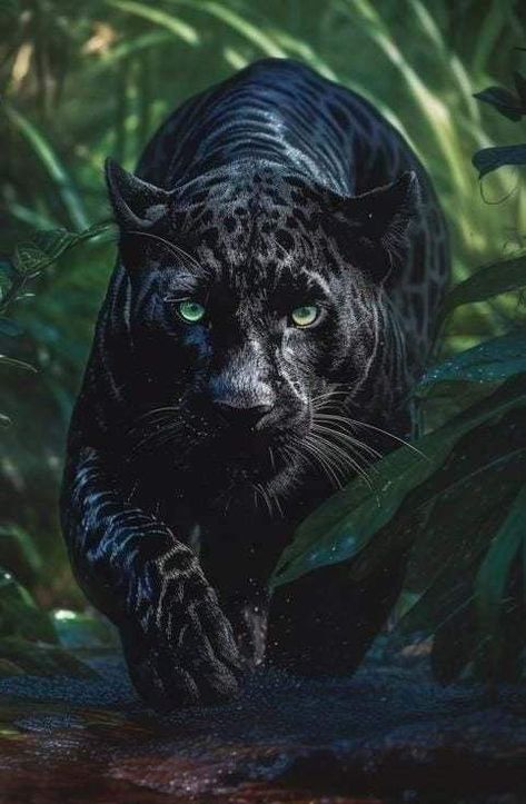 Black Jaguar Aesthetic, Black Jaguar Animal, Panther Tattoos, Natur Tattoo Arm, Jungle Tattoo, Black Panther Cat, Panther Pictures, Black Panther Tattoo, Lion Live Wallpaper