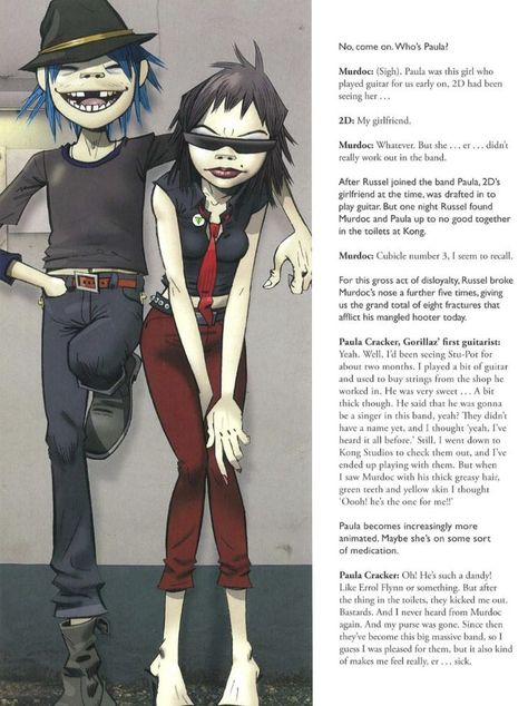 2d From Gorillaz, Gorillaz Outfits Ideas, Phase 2 Gorillaz, 2d Gorillaz Phase 1, Noodle Gorillaz Outfit, Gorillaz Fashion, Gorillaz Official Art, Russell Gorillaz, Gorillaz Oc