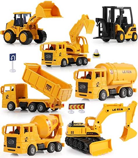 Amazon.com: Mini Construction Trucks, GEYIIE Construction Vehicles Site for kids Engineering Toys Playset for Boys, Pull Back Cars Excavator Digger Tractor Bulldozer Dump Cement Toys Gifts for Holiday Party Favor: Toys & Games Bulldozer Cake, Pink Trucks, Animal Baby Shower Cake, Paper Activities, Snow Toys, Construction Cake, Engineering Toys, Construction For Kids, Construction Trucks