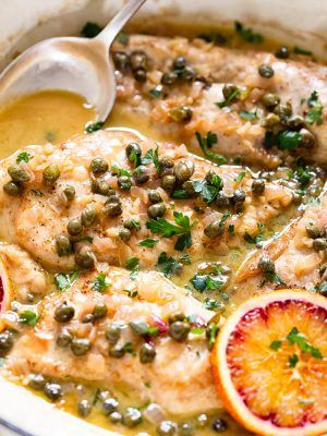 Cooking Wine Recipes, Chicken Chasseur Recipe, Sherry Recipes, Chicken Paillard, Caper Sauce, Chicken Risotto, Chicken Cutlets, Cooking Wine, Entree Recipes