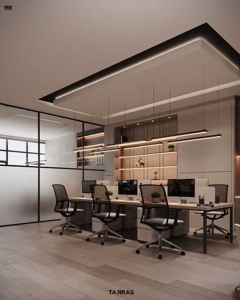 General Office Design, Boss Room Office Interior Design, Boss Office Interior Design Luxury, Staff Room Design, Office Interior Design Workspaces, Office Interior Design Modern Workspaces, Boss Cabin, Boss Office Interior Design, Presentation Room