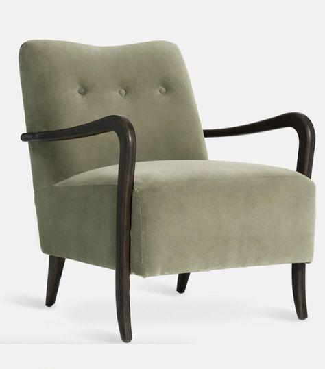 Soho Home Holland Arm Chair, Sage Velvet Uk Modern Living Room Sofa Set, Hm Home, Unique Sofas, Soho Home, Green Sofa, Sofa Sets, Living Room And Dining Room, Tufted Sofa, Soho House