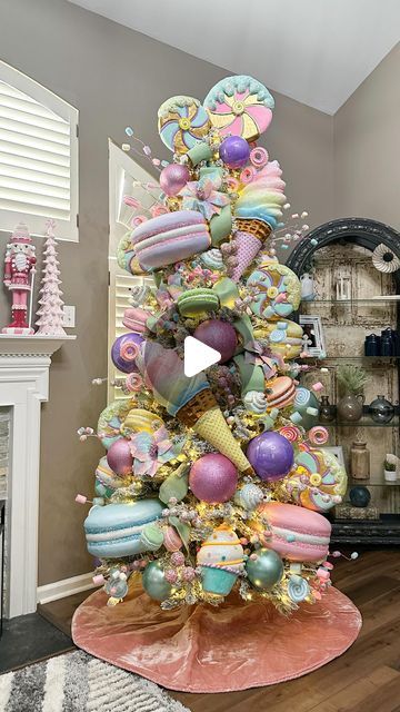 215K likes, 2,685 comments - sami_riccioli on November 11, 2023: "🍭 C A N D Y L A N D 🍭 First of many this season! There are so many versions of candyland ..." Vintage Candy Christmas Tree, Candy Land Tree Decorations, Candy Theme Christmas Tree Ideas, Candyland Tree Topper, Candy Land Christmas Decor, Candyland Christmas Tree Ideas, Sweets Christmas Tree Theme, Candy Land Christmas Tree Ideas, Candyland Christmas Decorations Diy