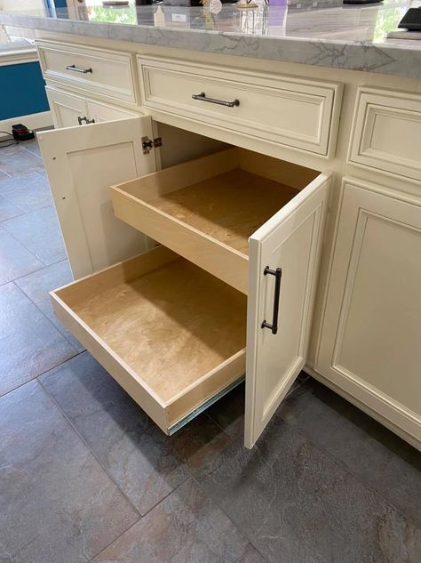 Lower Cabinet Drawers Kitchen, Cabinet Pullout Drawers, Cabinets With Drawers Kitchen, Base Cabinet Pull Out, Pullout Drawers In Pantry, Kitchen Design Drawers Only, Rev A Shelf Kitchen Drawers, Base Cabinet Drawers Kitchen, How To Turn Cabinets Into Drawers