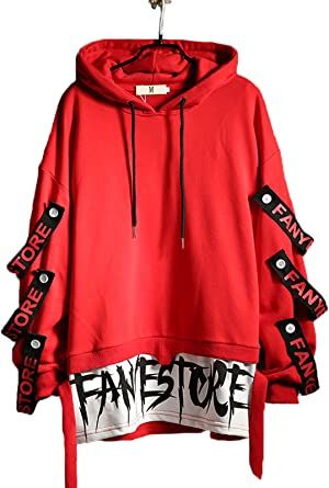 Hello MrLin Men's Hip Hop Hoodie Japanese Harajuku Streetwear Techwear Urban Pullover Red : Amazon.co.uk: Clothing Harajuku Outfits Black, Techwear Streetwear, Harajuku Men, Japanese Harajuku, Led Fashion, Harajuku Outfits, Harajuku Streetwear, Estilo Hip Hop, Hip Hop Streetwear