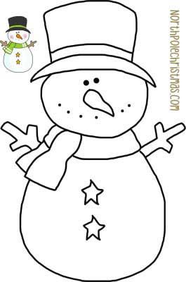 Snowman Ornaments - Make a Starry Snowman - Christmas Ornament Snowman Applique Patterns Free, Scrollsaw Ornaments, Snowman Patterns Printable, Printable Snowman Faces, Snowman Outline, Snowman Template, Snowman Printable, Diy Schneemann, Snowman Coloring Pages