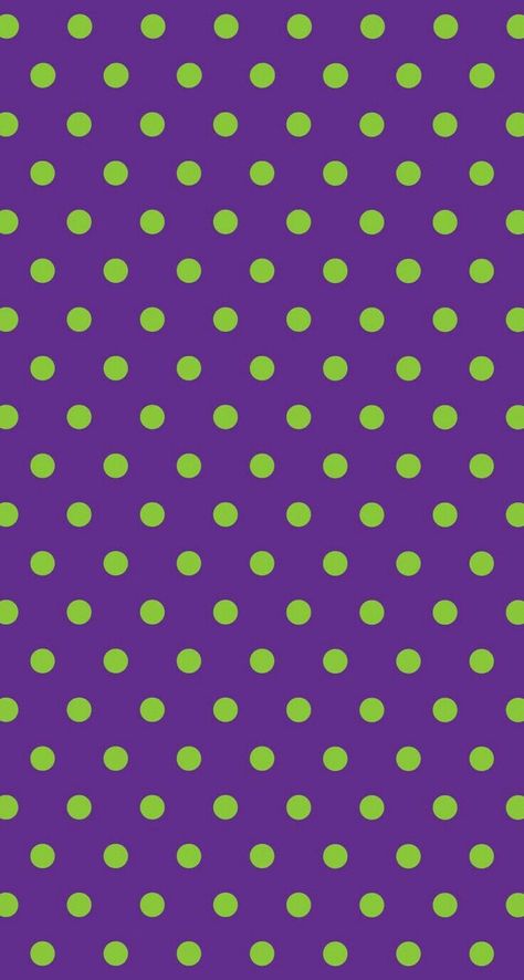 Purple w/Green Polka Dots Polka Dot Wallpaper, Polka Dots Wallpaper, Wallpaper Purple, Polka Dot Background, Wallpaper Halloween, Dots Wallpaper, Smartphone Wallpaper, Green Polka Dot, Purple Pattern