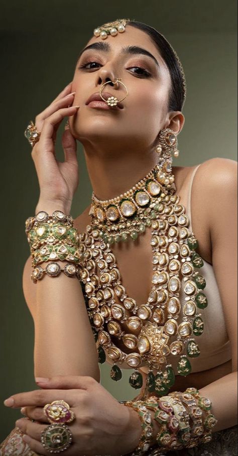 Indian Bridal Jewelry in USA Cultural Heritage Of India, Layered Jewellery, Jewelry Mood Board, Kundan Jewellery Bridal, Jewelry Product Shots, Fairy Shoes, Bridal Necklace Designs, Creative Fashion Photography, Indian Bridal Jewellery