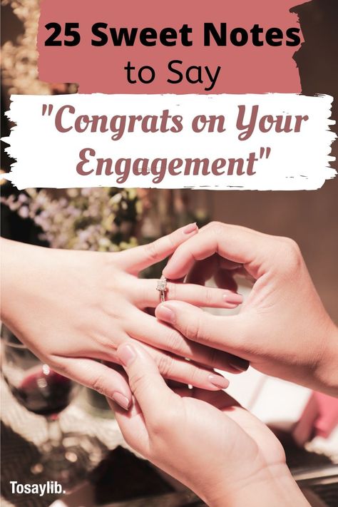 News of an engagement is always good news, and one ought to respond accordingly. Whether it’s through text message or in person, a classic “congrats on engagement” message always works.    If it’s someone really close to you, you will need to do better than “congrats on the engagement.”    #congratsonyourengagement #engagementcongratulations #congratulationsonyourengagament Congrats On Your Engagement Messages, Congrats On Your Engagement Quotes, Congrats Engagement Wishes, Engagement Cards Messages, Wedding Wishes For Couple, Congrats On Engagement, Engagement Card Message, Engagement Congrats, Engagement Notes