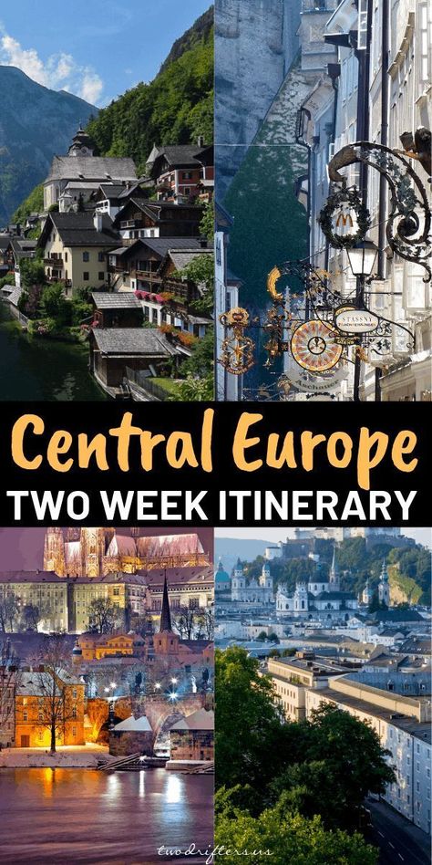 Planning to spend two weeks in Europe? With this Central Europe itinerary (that's perfect for a road trip), you'll see fabulous destinations. #Europe #EuropeTravel #CentralEurope #Austria #CzechRepublic Two Weeks In Europe, Europe Itinerary, European Road Trip, Road Trip Europe, Europe Trip Itinerary, Europe Itineraries, Backpacking Europe, Europe Vacation, Europe Travel Guide