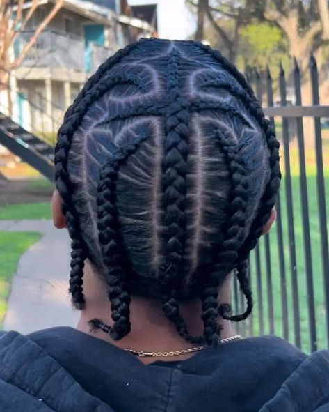 Star Cornrows Braids Men, Cornbraids Hairstyles Men, Cornrows Ideas Men, 6 Cornrows Men, Cornrows Braids For Black Men, Cross Cornrows, Male Cornrow Styles For Men, Male Braids, Cross Braids