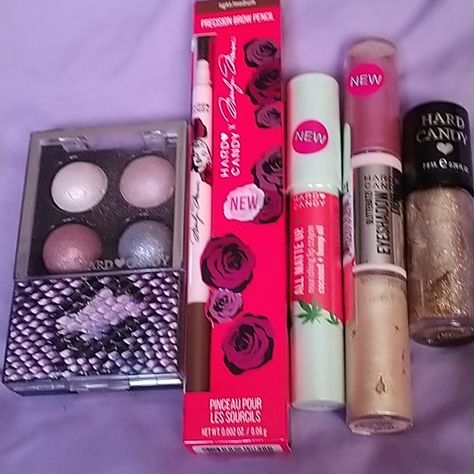  SALE 5 Hard Candy Makeup Bundle Hard Candy Makeup, Candy Makeup, Baked Eyeshadow, Cheap Gift, Lip Crayon, Lip Crayons, Under The Moon, Glitter Nail Polish, Makeup Bundles