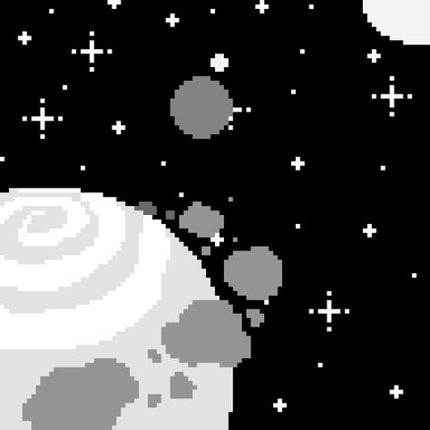 Outer Space, A Black, The Moon, Planets, Moon, Black And White, Stars, White, Black