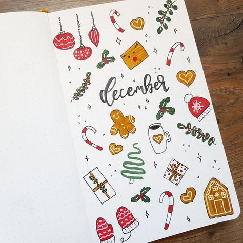 This post is all about getting Christmas bullet journal ideas #anjahome #decemberbulletjournal here you'll find cute and easy December bullet journal inspiration for cover pages, monthly calendar, weekly spreads, trackers. Also, you'll learn how to doodle Christmas drawings to decorate your December 2021 planner notebook with cute doodles #bulletjournal #planner #notebook In addition, you can find other creative bujo collections like a gift list, wishlists, holiday movie log, Christmas quotes. Bullet Journal Ideas Christmas, Journal Ideas Christmas, Bullet Journal Ideas December, Journal Ideas December, Christmas Bullet Journal Ideas, December Bullet Journal Ideas, Bujo Collections, Christmas Bullet Journal, Bullet Journal Easy