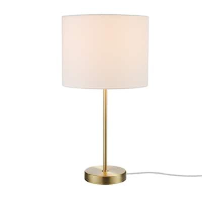 Red And White Lamp, White Lamp Aesthetic, White And Gold Lamps, Bedside Table Lighting, Gold And White Lamp, Cute Bedside Lamp, White And Gold Lamp, Bedstand Lamp, Lamps For Room