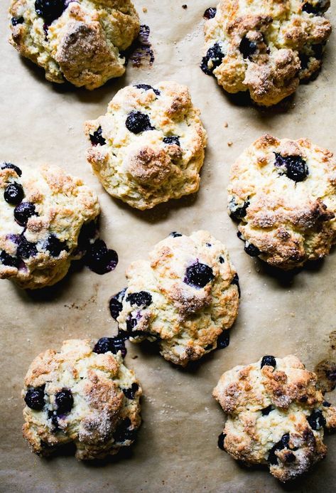 Easy, No-Roll Sourdough Scones (Overnight Option) - The Clever Carrot Blueberry Sourdough Scones, Discard Scones, Sourdough Discard Scones, Sourdough Treats, Sourdough Desserts, Blueberry Sourdough, Sourdough Scones, Sourdough Dinner, Sourdough Blueberry