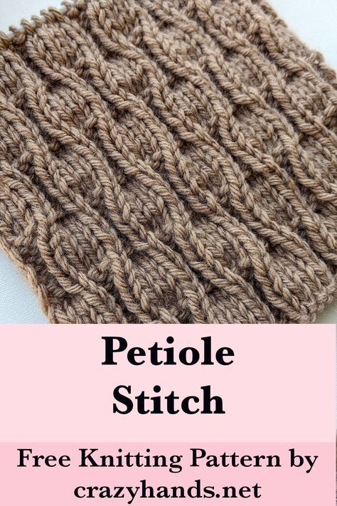 Interesting Knitting Stitches, Two Needle Hat Knitting Patterns, How To Write A Knitting Pattern, Cable Knit Stitches, Easy Cable Knit Pattern Free, Reversible Knitting Stitches, Textured Knit Stitches, Knit Scarf Patterns Free, Knit Purl Patterns