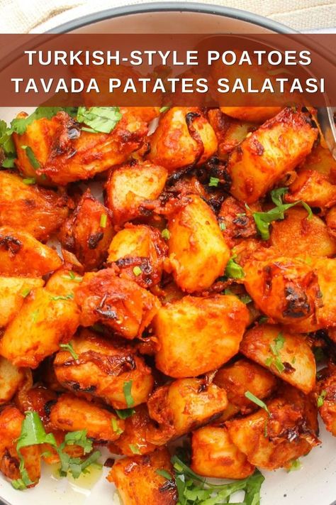 Potatoes Salad Recipes, Meze Recipes, Healthy Potato Salad, Potato Oven, Turkish Recipes Desserts, Potato Salad Recipes, Sweet Potato Oven, Potatoes Salad, Best Potato Recipes