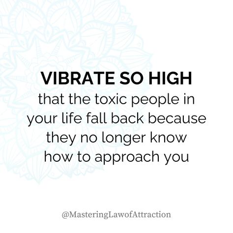 Raise your vibration so high that toxic people can't reach you. Shine so brightly that negativity simply fades away. ✨ High Vibration People, Raise Vibration, Raise Your Vibration, Board Inspiration, Vision Board Inspiration, Toxic People, Positive Self Affirmations, Love Affirmations, Self Care Activities