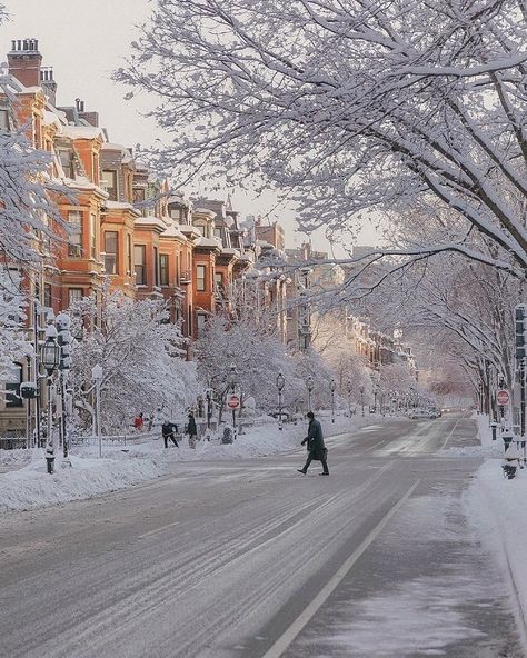 Gorgeous! Looks like Boston, one of my favorite cities in my favorite weather. #snow #winter Beauty Fotografie, Wallpaper Winter, Winter City, Winter Szenen, Winter Images, Winter Wallpaper, Winter Scenery, Winter Beauty, Snow Scenes