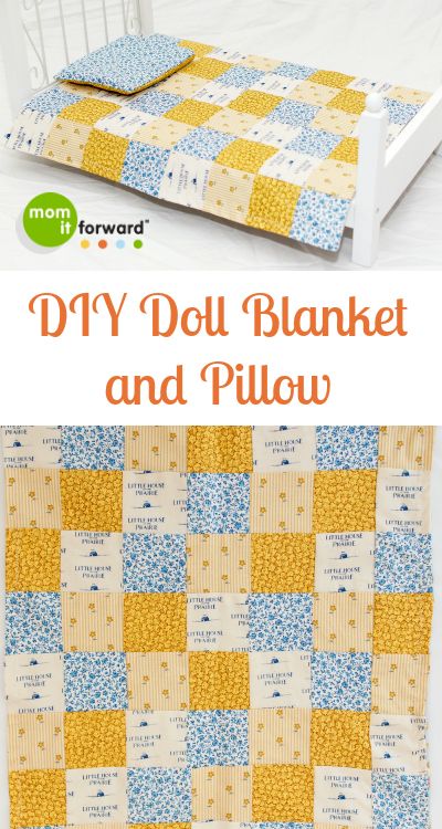 Baby Doll Blankets To Sew, Barbie Blankets And Pillows, Diy Doll Blanket And Pillow, Doll Pillows Diy, Baby Doll Quilts Free Pattern, Doll Quilts Easy, Doll Quilt Patterns Free, Doll Blankets To Sew, Diy Doll Blanket